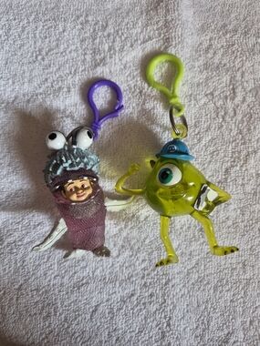 Disney Pixar Monsters Inc Spinmaster Key Rings Bag Charms Toys